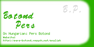 botond pers business card